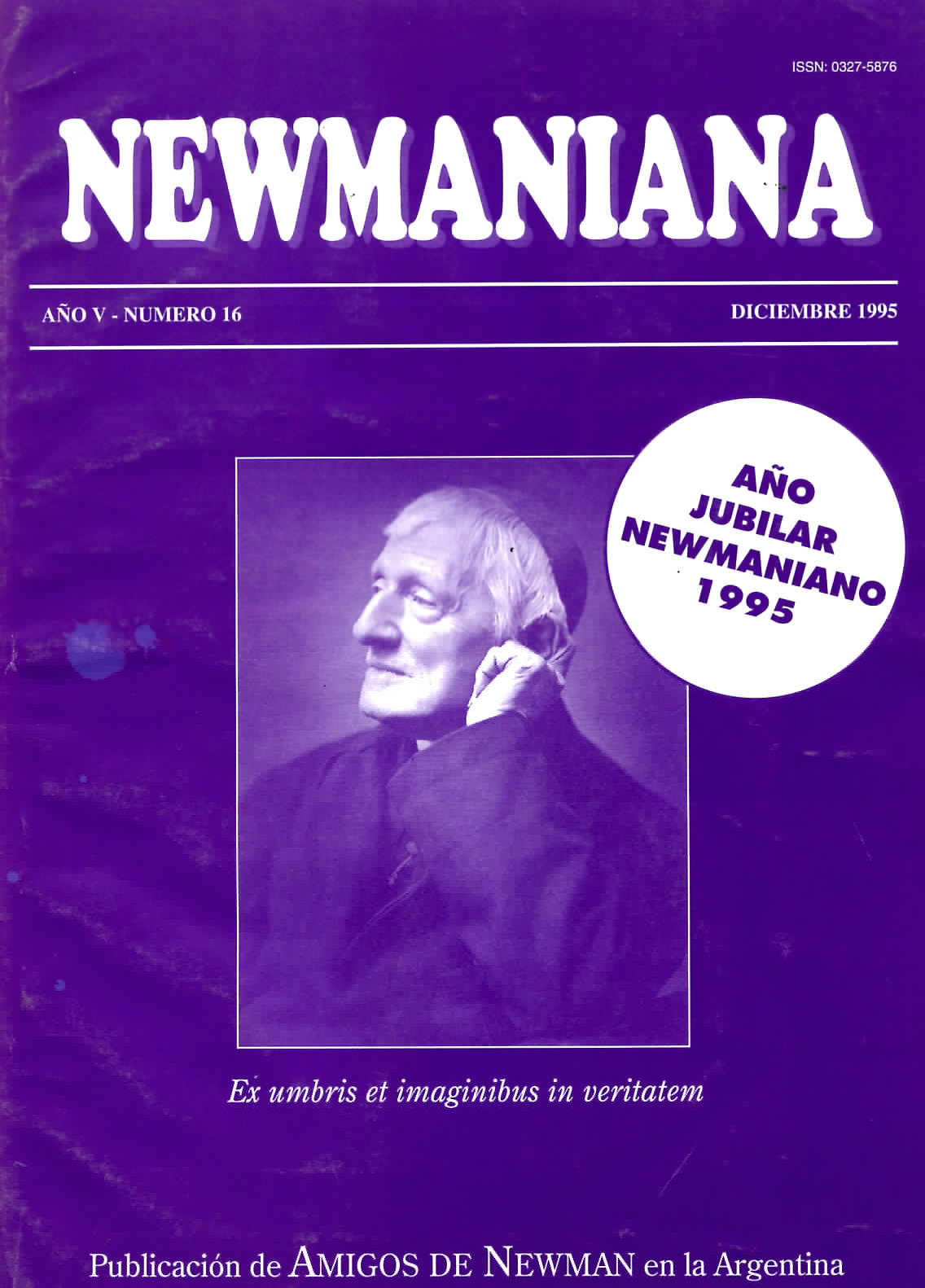 Revista Newmaniana Nº 16 -Diciembre 1995
