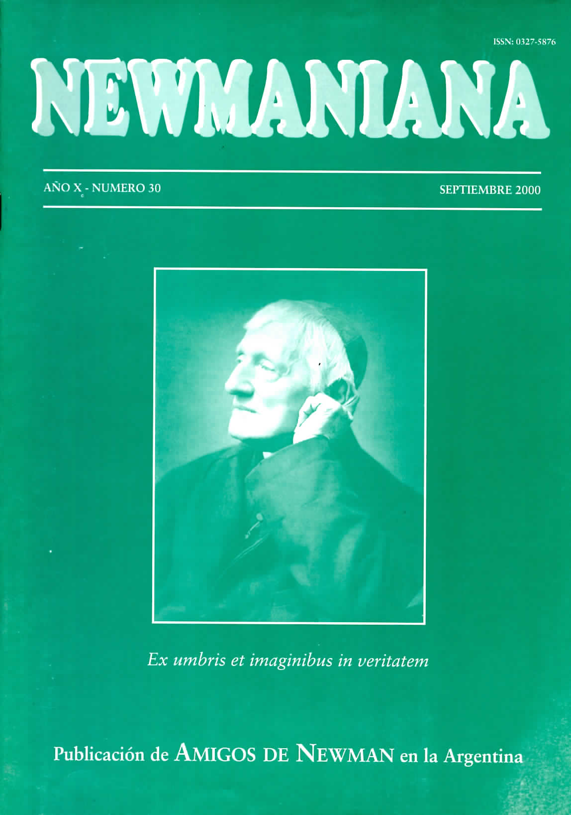 Revista Newmaniana N° 30 – Septiembre 2000