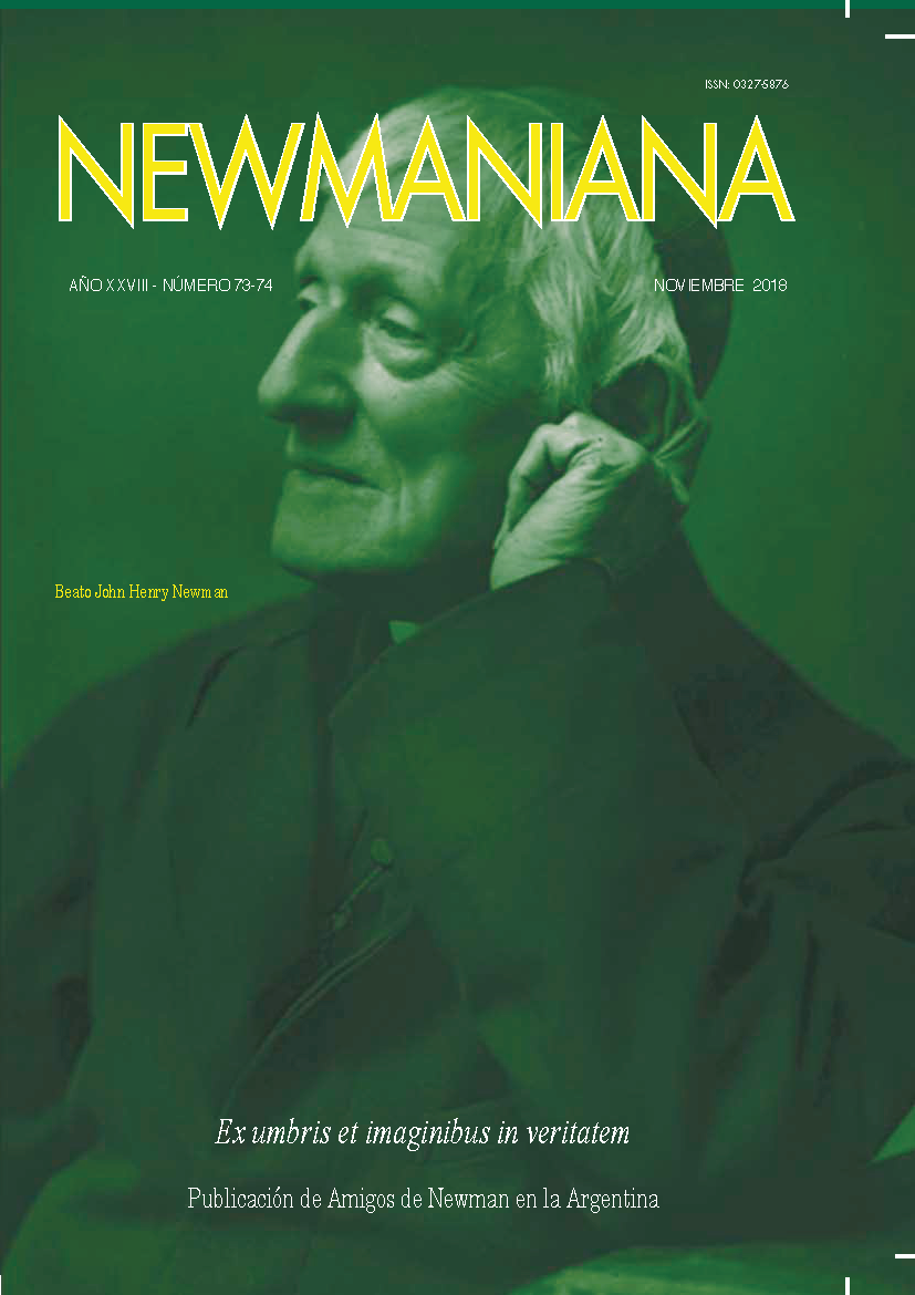 Revista Newmaniana N°73/74 – Noviembre 2018