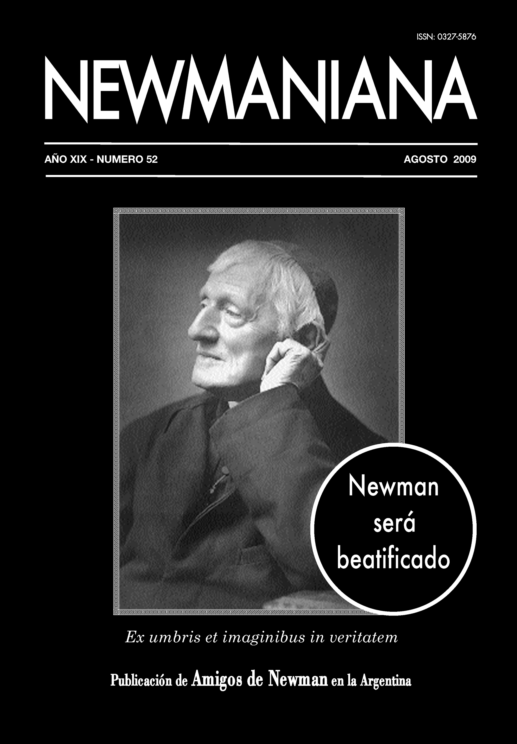 Revista Newmaniana 52 – Agosto 2009