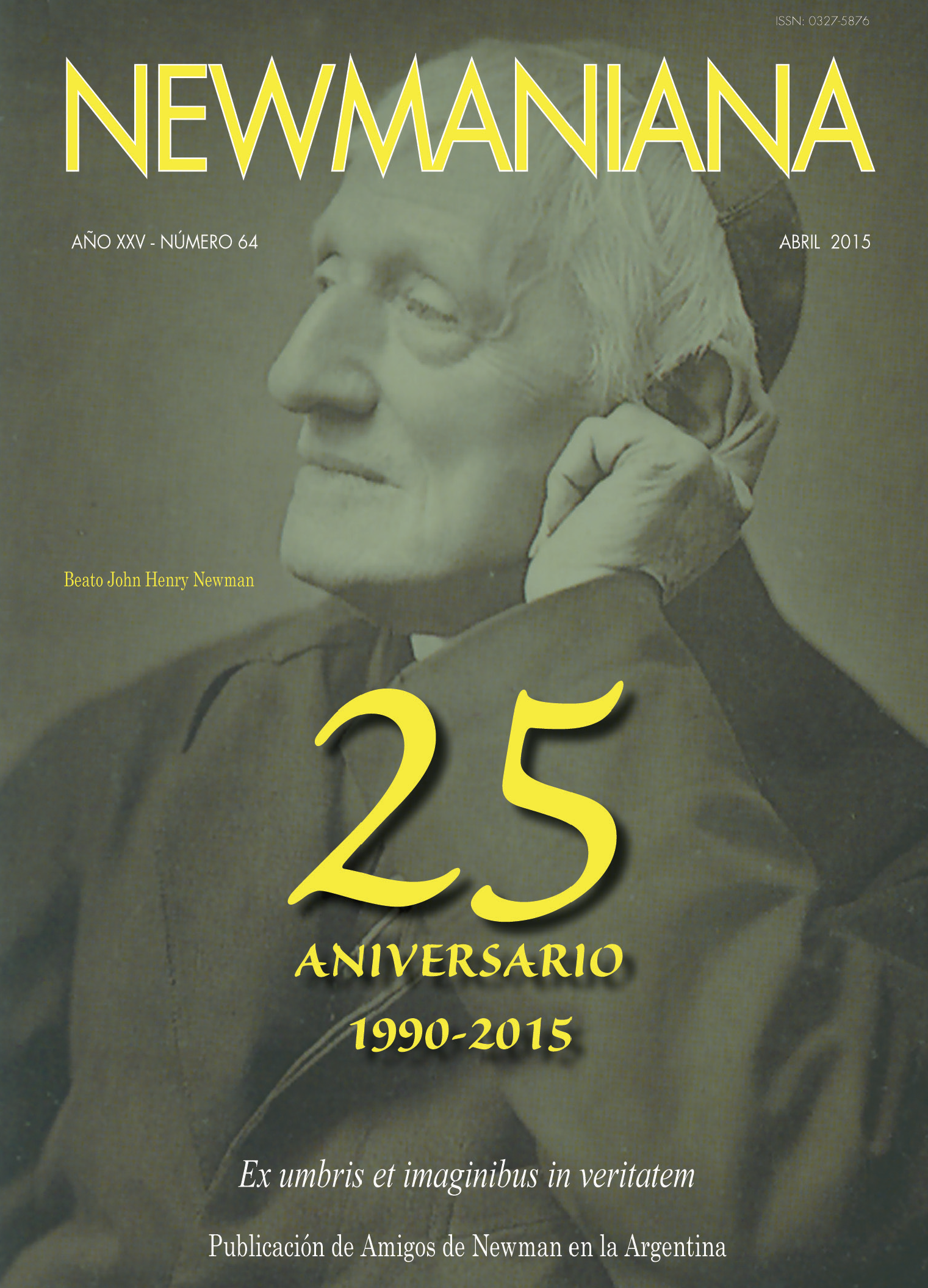 Revista Newmaniana N° 64 – Abril 2015