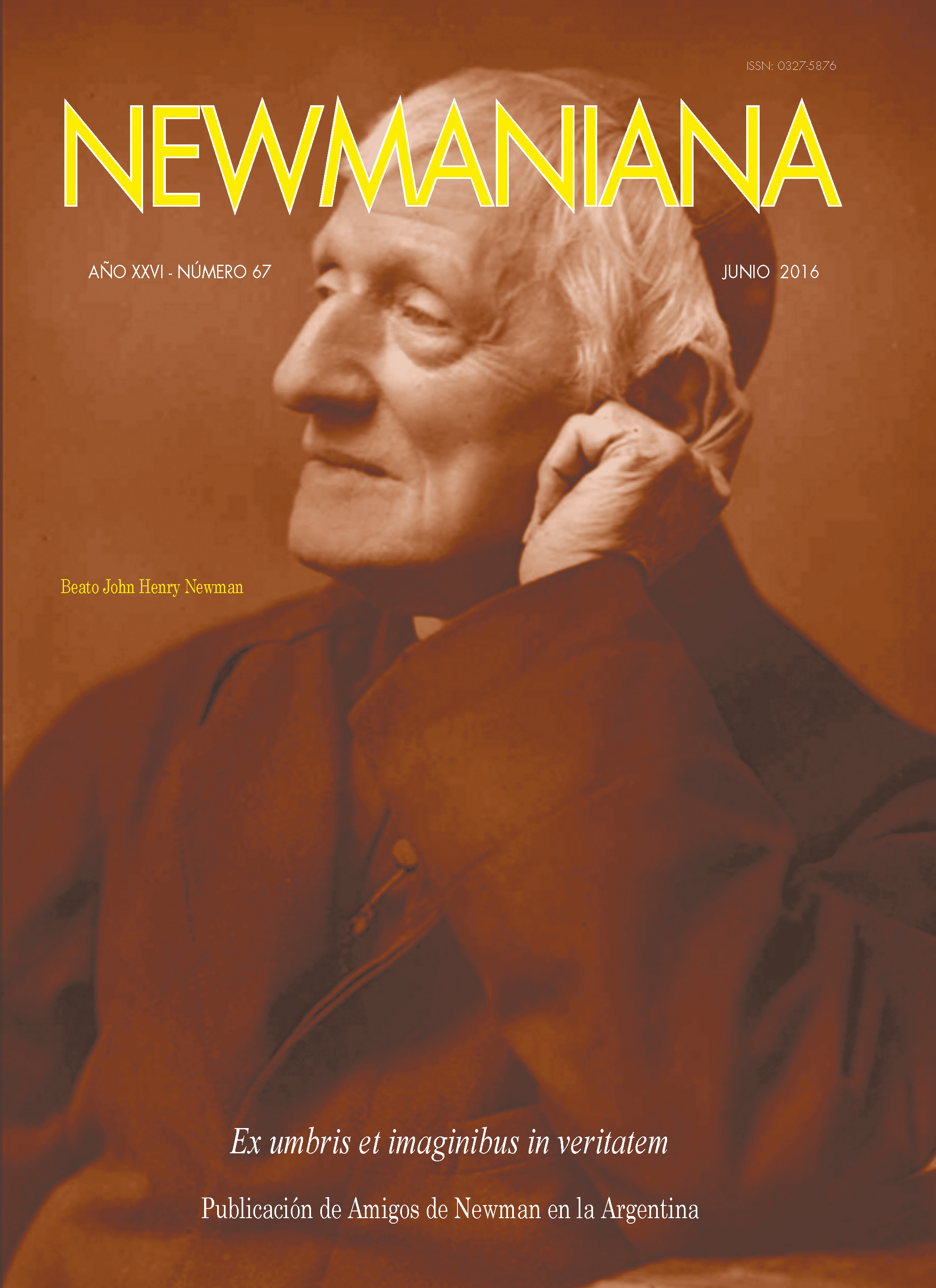 Revista Newmaniana N° 67 – Junio 2016