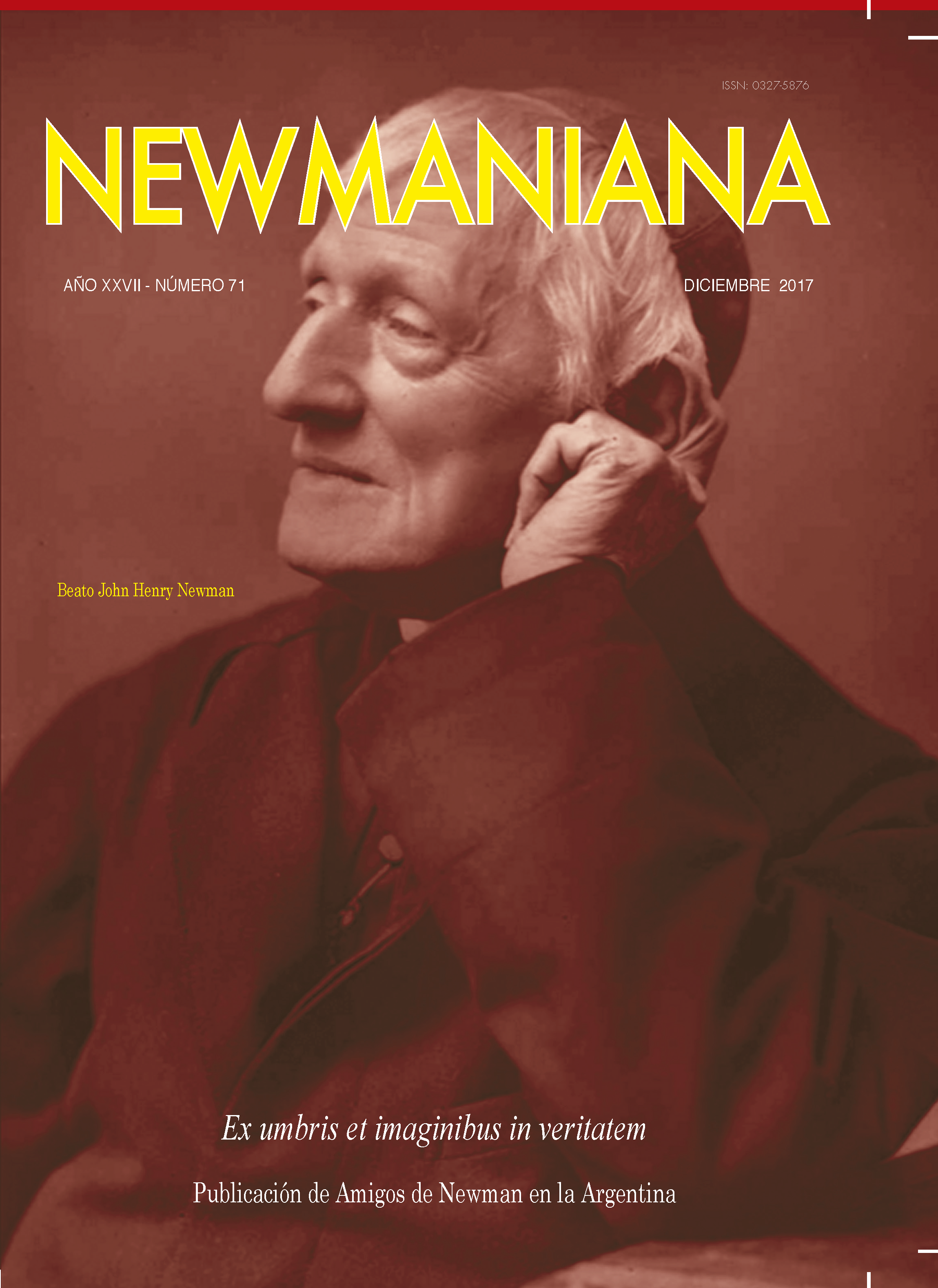 Revista Newmaniana N°71 – Diciembre 17